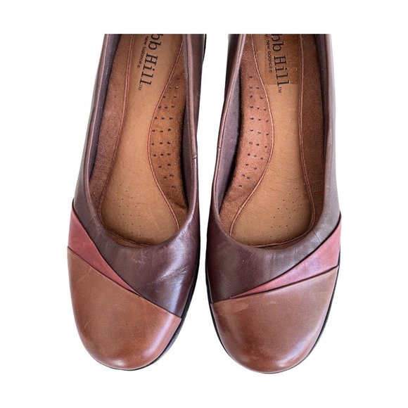 Cobb Hill by New Balance Darcy Womens Size 10W Brown Leather Comfort Wed… - Picture 7 of 11